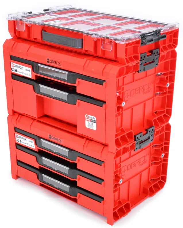 QBRICK SYSTEM PRO Expert RED HD Organizator de sertare 2