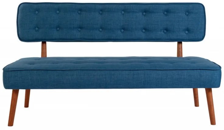 Canapea 2 Locuri, Lemn Solid, Westwood Loveseat, Albastru Cobalt
