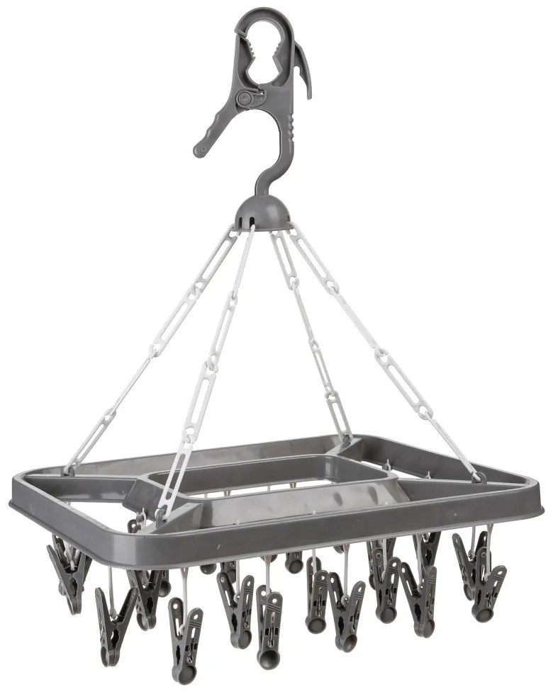 Uscător de haine suspendat, Negru