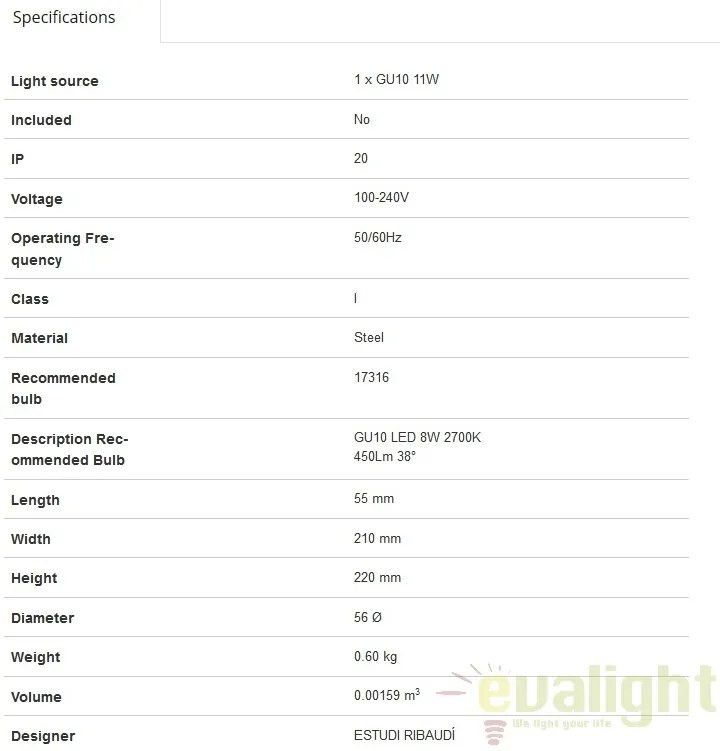 Aplica de perete cu 1 spot directionabil Link 29874