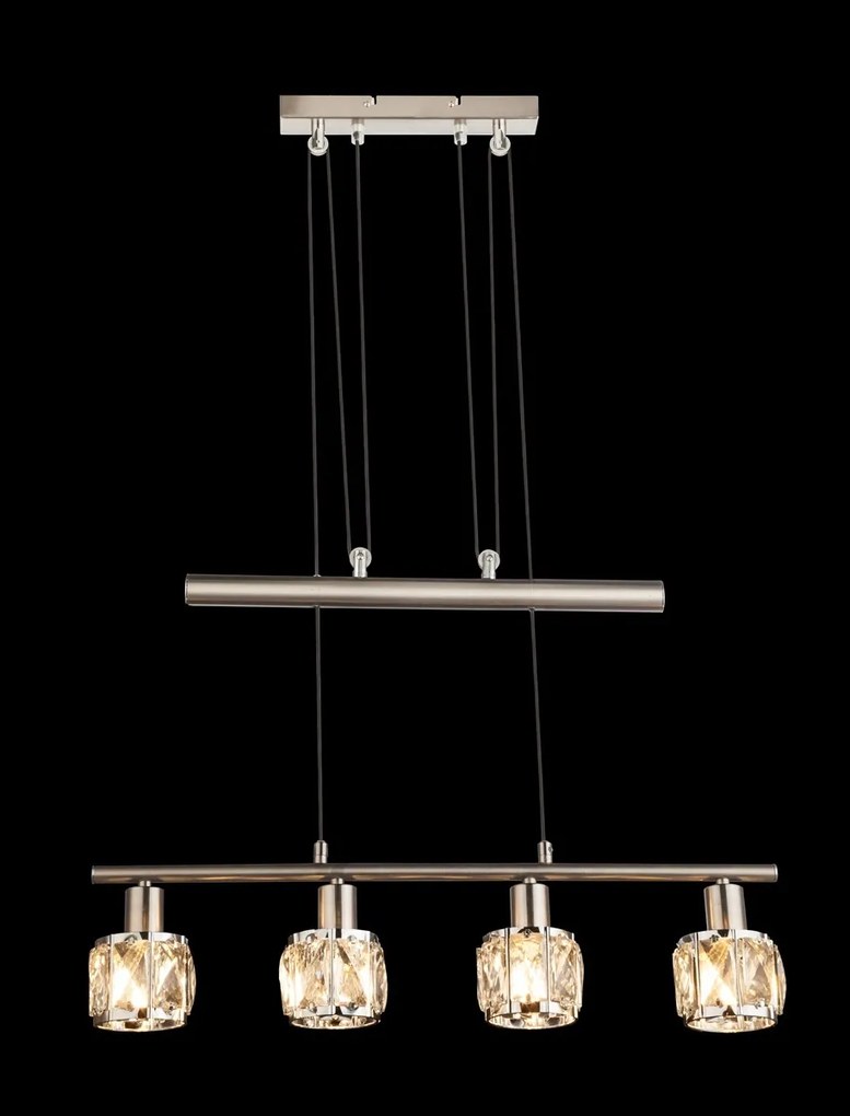 Lustra cu înaltime reglabila stil modern KRIS 4L 54356-4Z GL