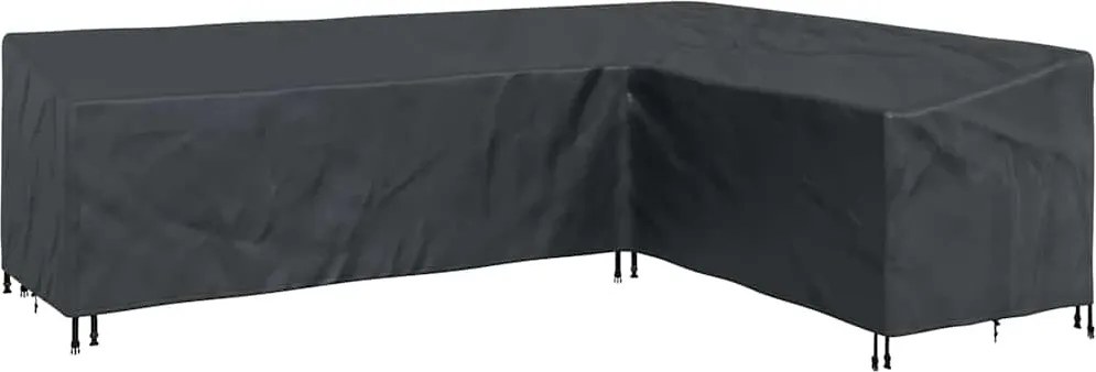 vidaXL Husă pentru mobilă Negru 286 x 222 x 80 cm Textil Oxford 210D