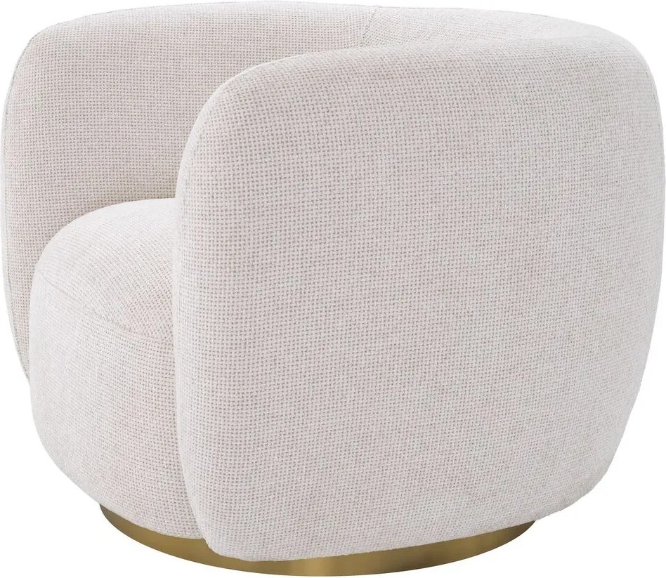 Fotoliu pivotant design elegant Roxy, lyssa off-white 115348 HZ