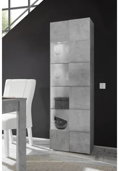 Comodă SERIAN, gri beton