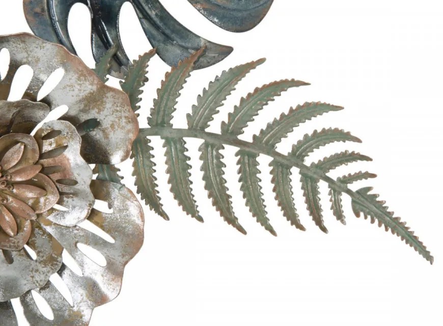 Decoratiune de perete multicolora din metal, 66x4x98 cm, Too Mauro Ferretti