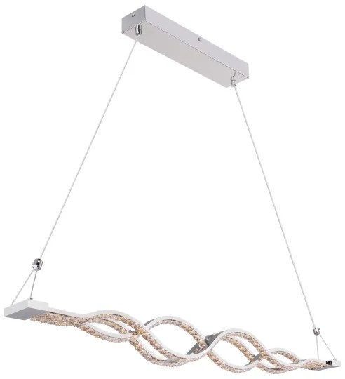 Globo 67109-30 - Lustră LED reglabilă pe cablu PILLA LED/30W/230V + telecomandă