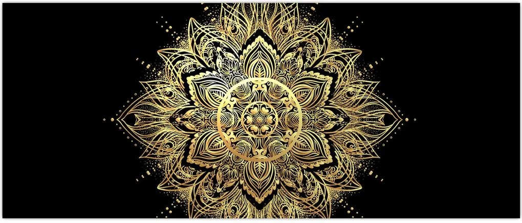 Tablou - Mandala bogăției (120x50 cm)