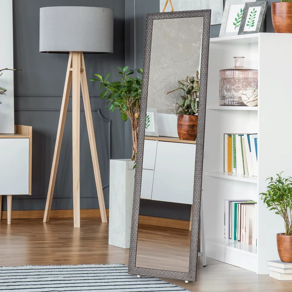 Oglinda de podea, LAVAL Oglinda de podea, negru, LAVAL