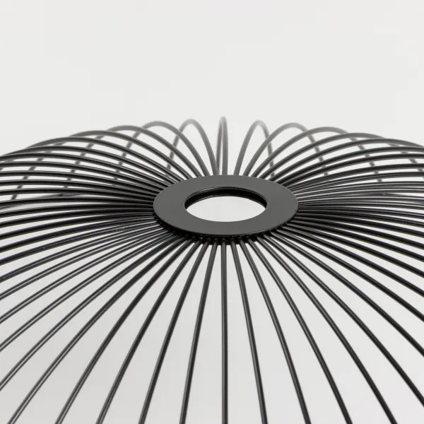 Abajur universal CURITIBA, Ø 60 cm, negru