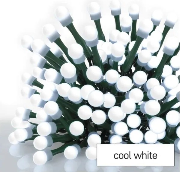 Instalație LED de Crăciun de exterior 80xLED/13m IP44 alb rece