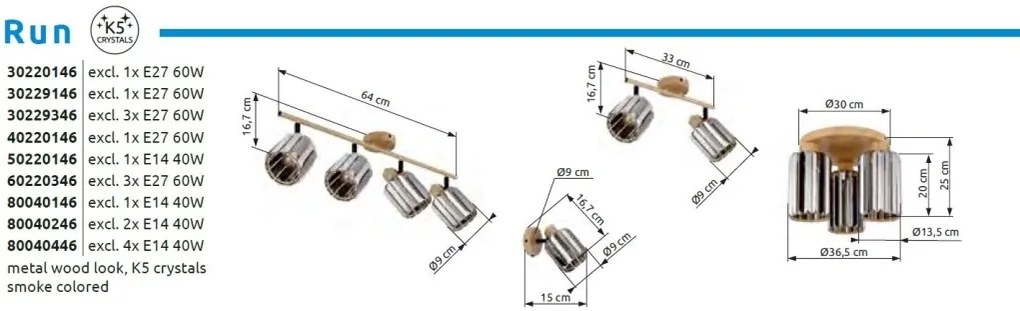 Pendul design elegant Run 13,5cm, 30220146 GL