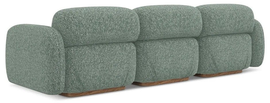 Canapea modulară verde-deschis 270 cm Ailani – Makamii