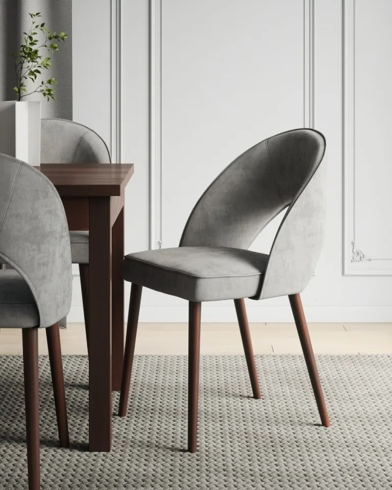 Scaun tapitat, RODOS 82, ADRK Furniture (Culoare: Sonoma)