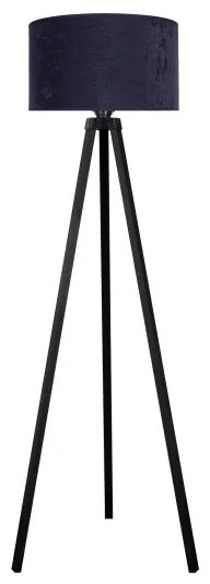 Lampadar Brilagi VELVET 1xE27/60W/230V wenge/albastru