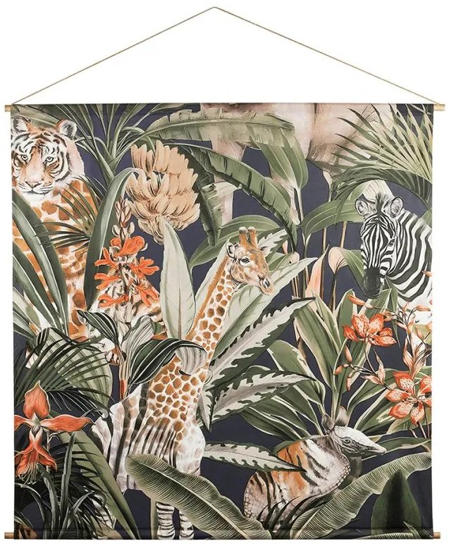 Deco perete imprimeu pe panza Savana 154x154 cm