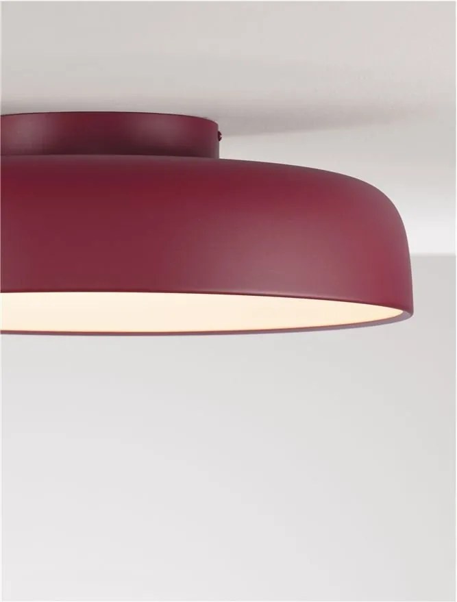 Plafoniera LED stil modern 3000K NOELIA bordeaux 50cm