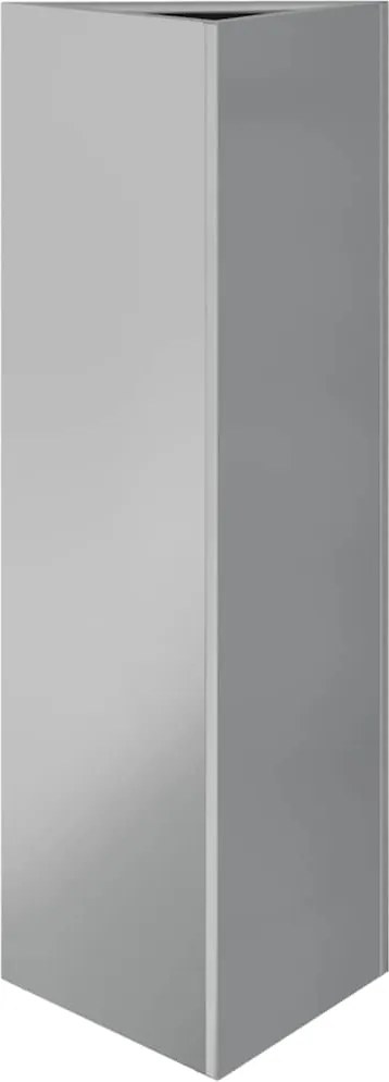 vidaXL Jardinieră de grădină, 30x26x75 cm, oțel galvanizat, triunghi