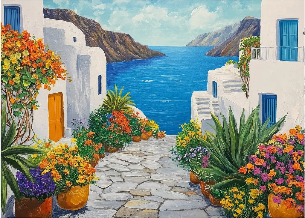 Tablou - Alee grecească (70x50 cm)