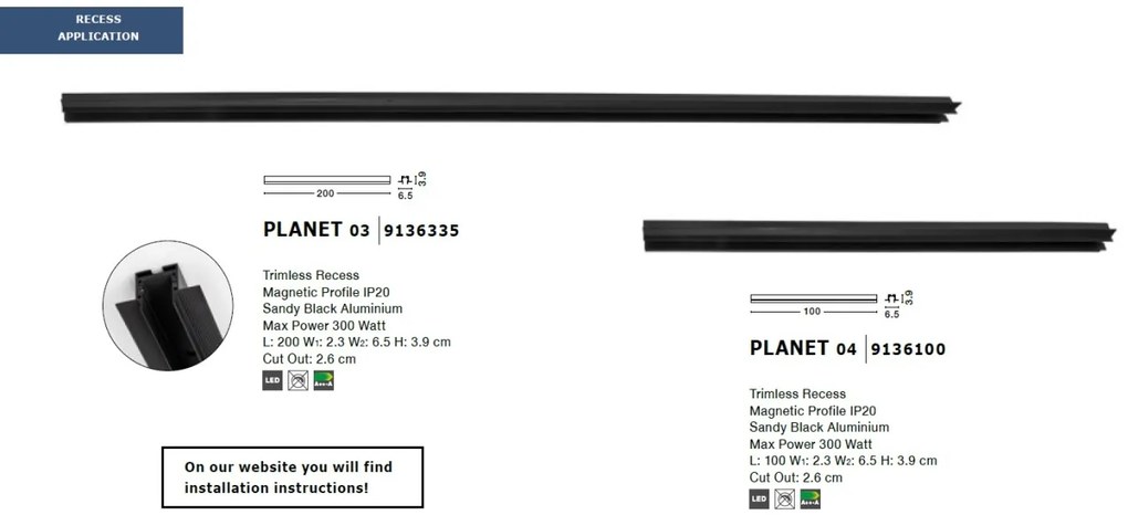 Accesoriu, Modul de iluminat pentru sina magnetica Planet, Pec 50cm