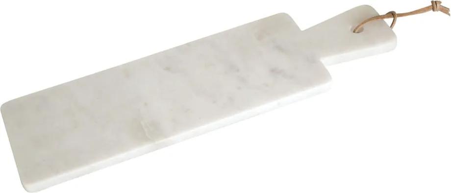 Tocător din marmură Premier Housewares, 48 x 15 cm, alb