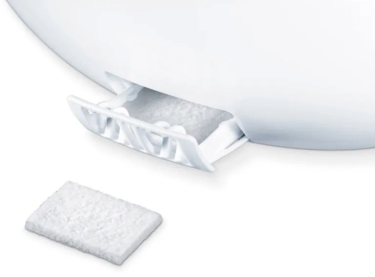 Umidificator de aer cu aromatizare Beurer LB 37, Pаnа la 20 m², 200 ml/h, Indicatori LED, Mod de noapte, Alb