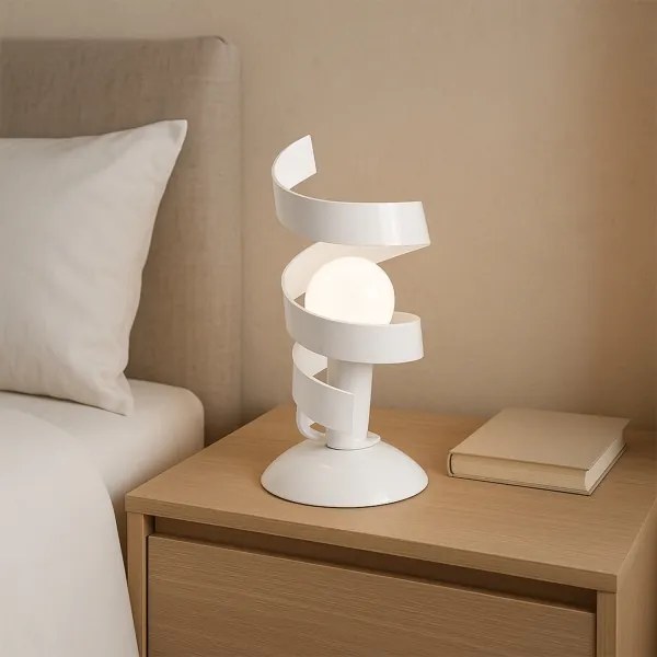 Lampă de masă ONLI ZOE 1xE14/6W/230V 22 cm alb