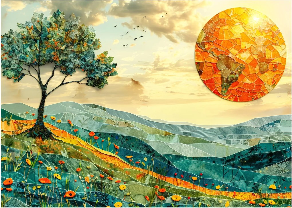 Tablou - Ilustrație peisaj (70x50 cm)