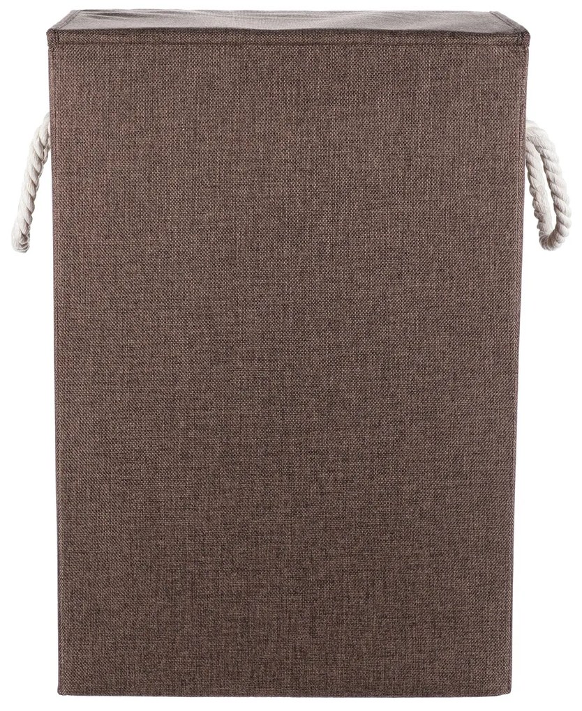 Coș textil pentru rufe LAUNDRY 40 x 30 x 60 cm, maro