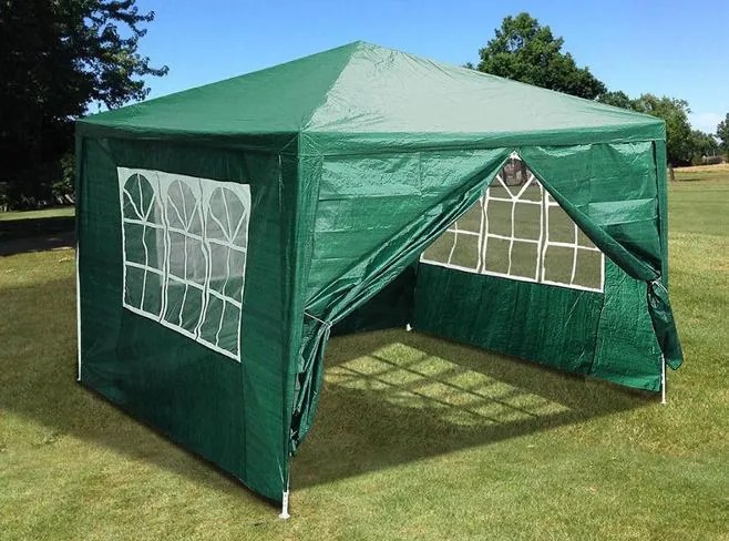 CORT PAVILION DE GRĂDINĂ 3x3 110g/m2 M VERDE GARDEN