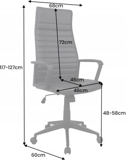 Scaun de birou Lazio negru
