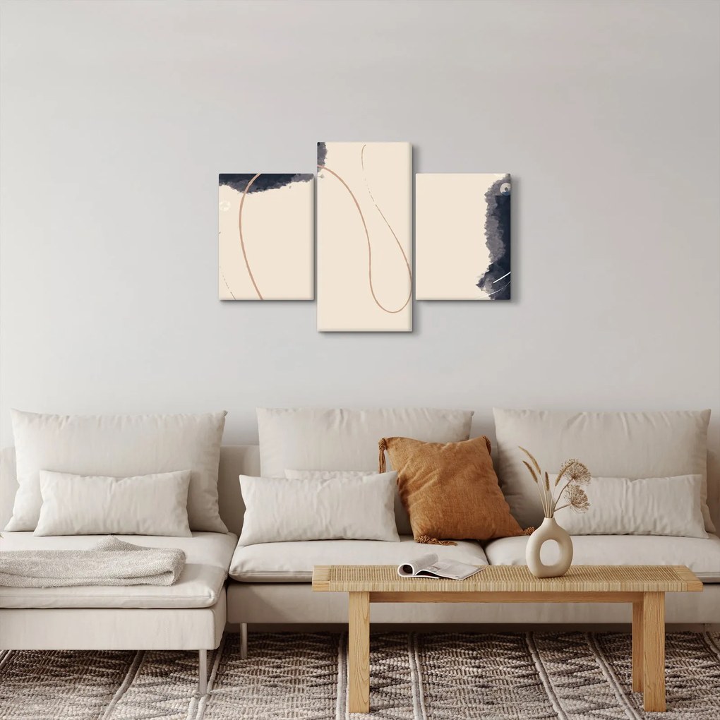 Tablou - Abstractizare bej (90x60 cm)