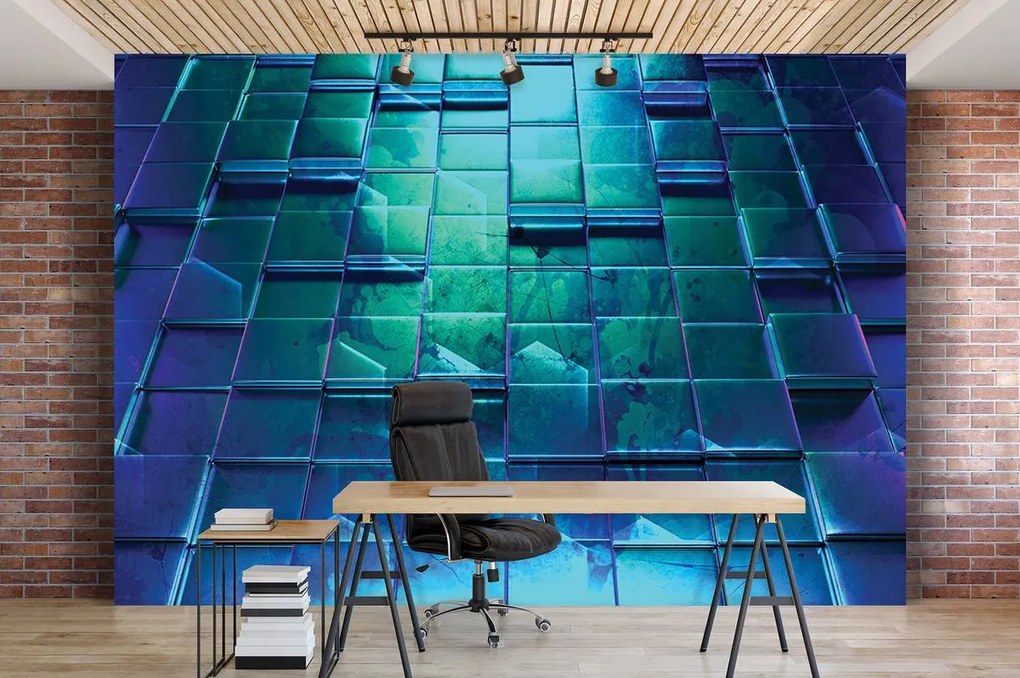 Fototapet - 3D perete (254x184 cm)