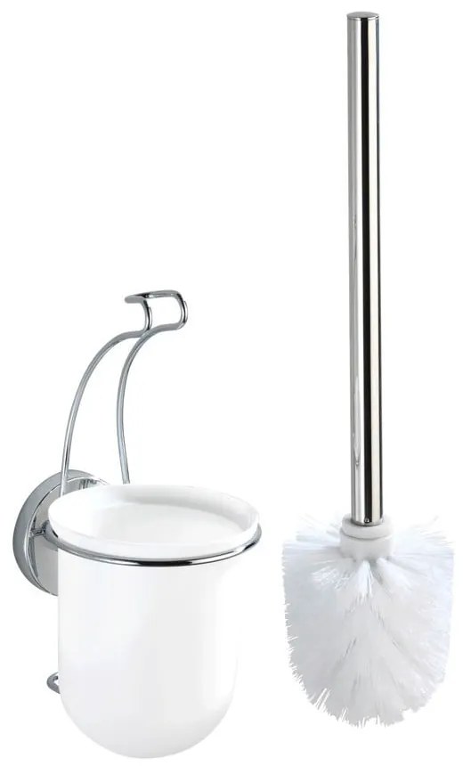 Perie pentru toaletă Wenko cu sistem de prindere Vacuum-Loc, până la 33 kg