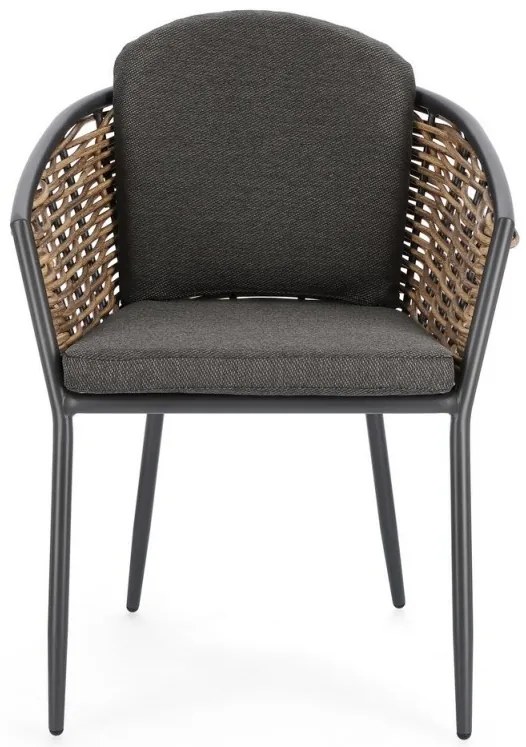 Scaun cu perne detasabile, antracit, Maribela, Bizzotto