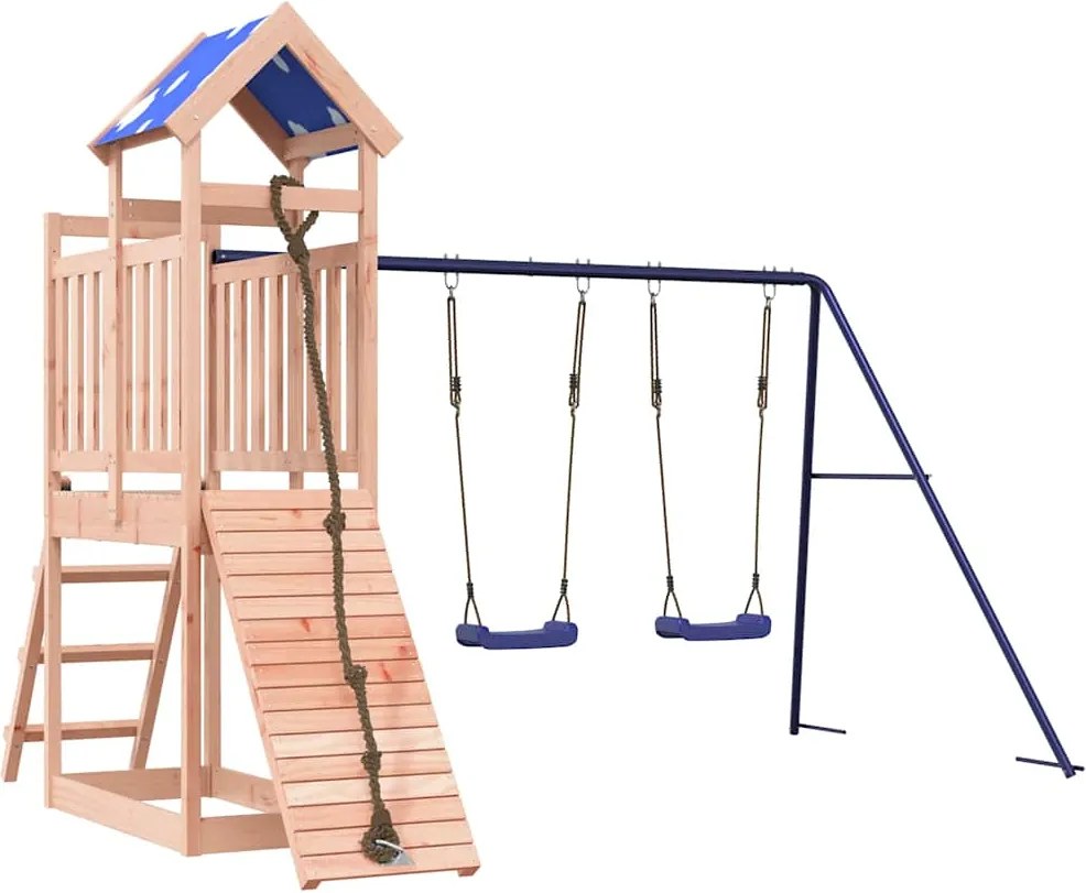 vidaXL Set de joacă pentru exterior, lemn masiv de douglas