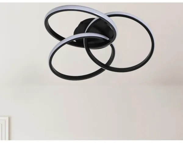 Plafonieră LED dimabilă LED/70W/230V 3000-6500K negru + telecomandă