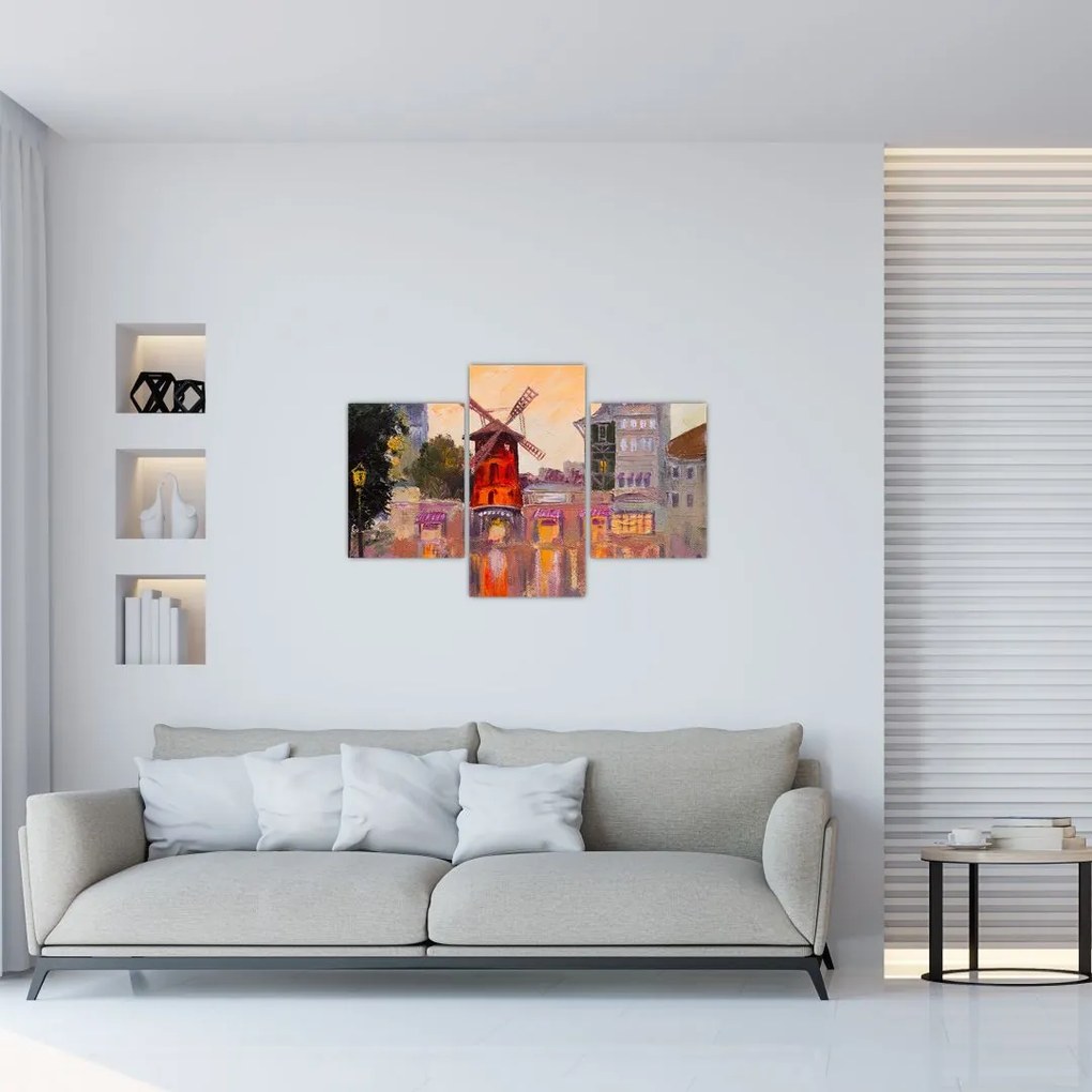 Tablou - Moulin rouge, Paris, Franța (90x60 cm)