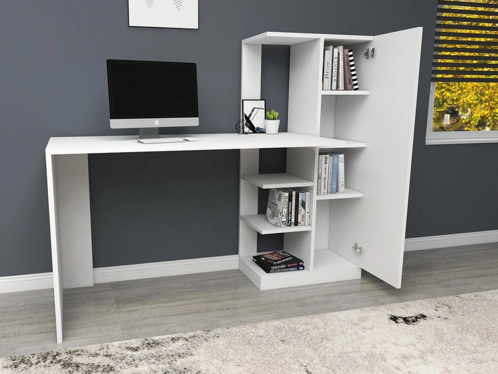 Masă PC Pimasi (alb) . 1094987
