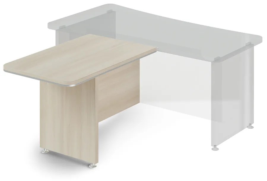 Element executiv TopOffice 110 x 70 cm, salcam deschis