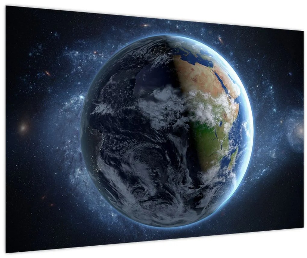 Tablou - Vedere din spațiu (90x60 cm)