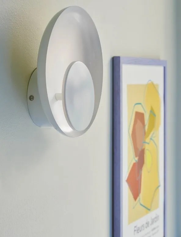 Aplica de perete LED moderna lumina ambientala Marsi alb