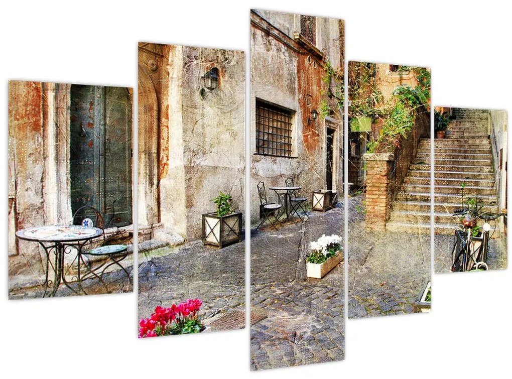 Tablou - Străzile vechi din Roma (150x105 cm)