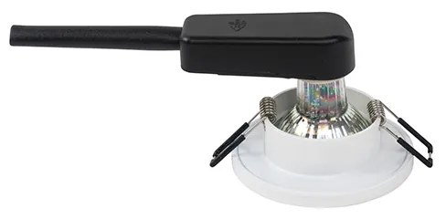 Set de 6 spoturi încastrate moderne pentru baie alb - Shed