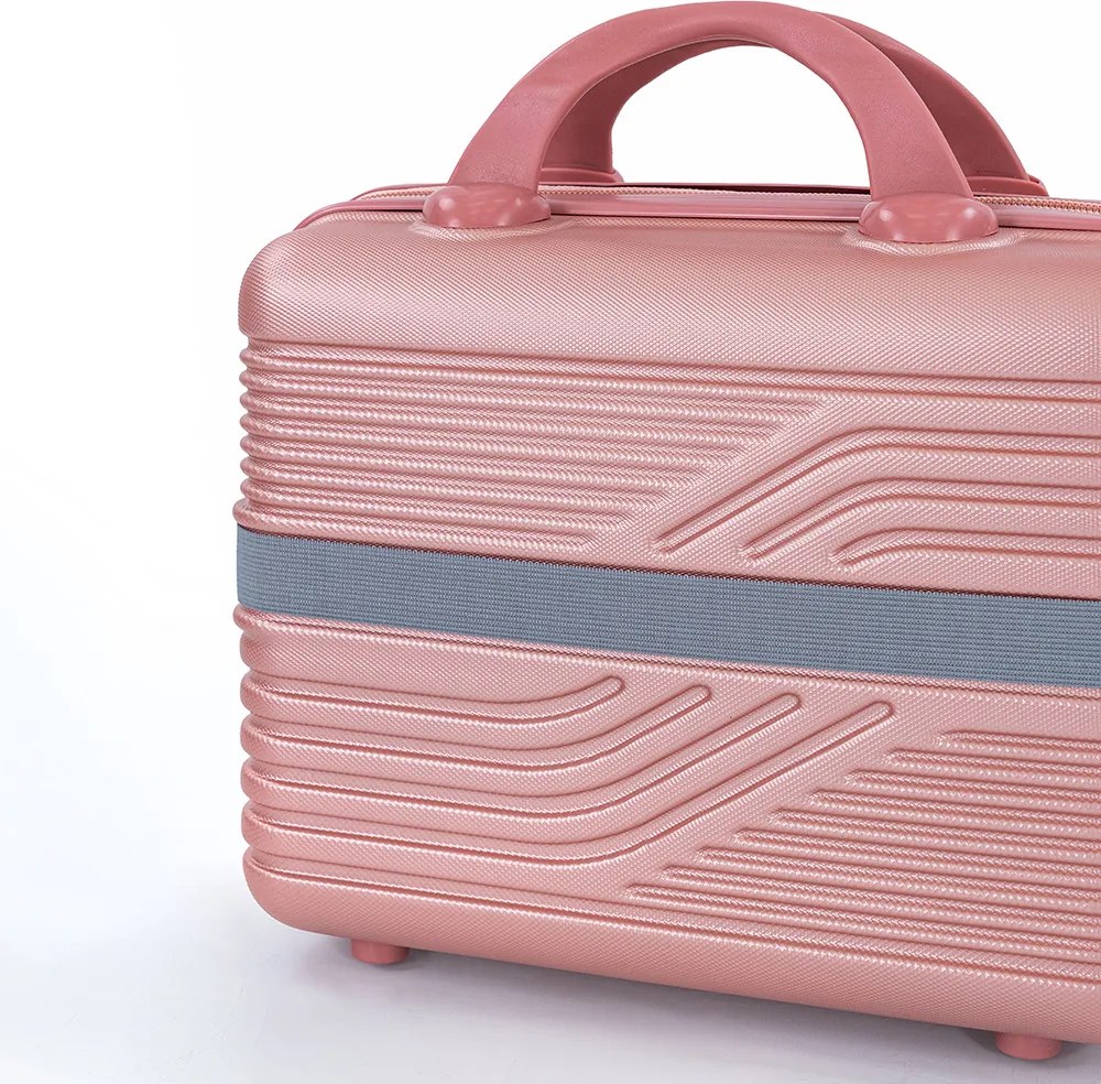 TraveLux Urban travel duffel cu capac dur 23x30x14 cm roz somon