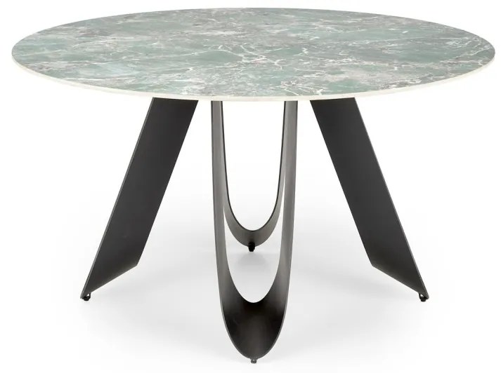 Masa rotunda Giovani marmura verde/negru ø135/h76 cm