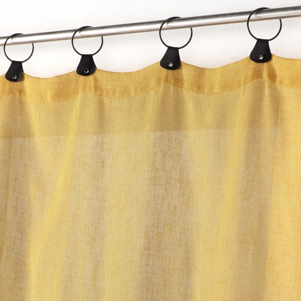 Perdea galbenă 140x240 cm Linka – douceur d'intérieur