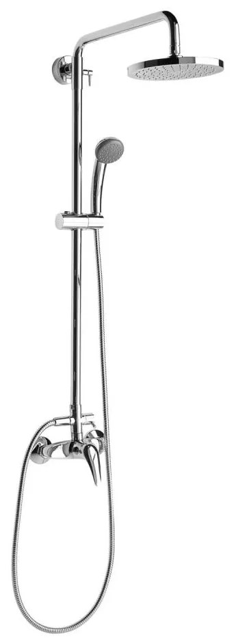 JIKA H3352770040001 - Set de duș LYRA cu baterie, crom lucios