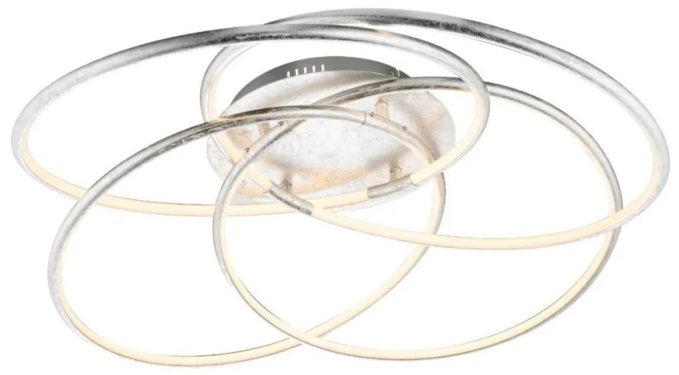 Lustra LED cu telecomanda Barna 60W argintie 67828-60S GL