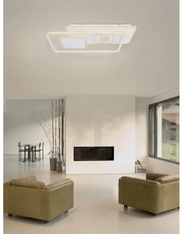 Plafoniera LED moderna cu telecomanda RODERICK 55W