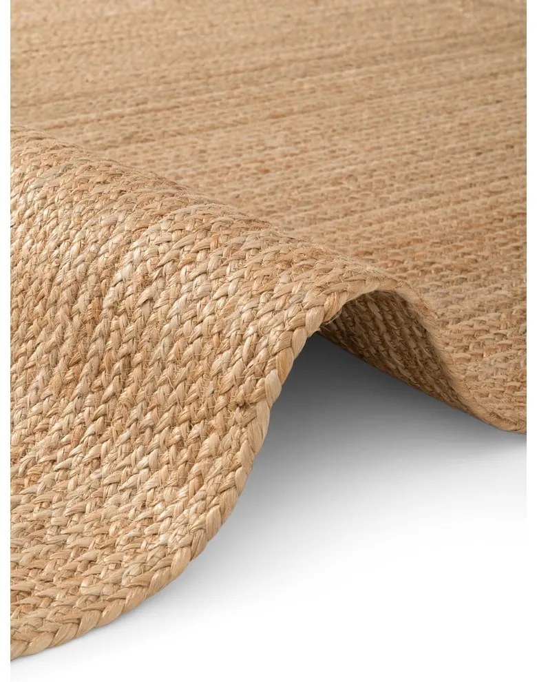 Covor în culoare naturală reversibil/țesut manual din iută 160x230 cm Sharmila Natural Brown – Hanse Home